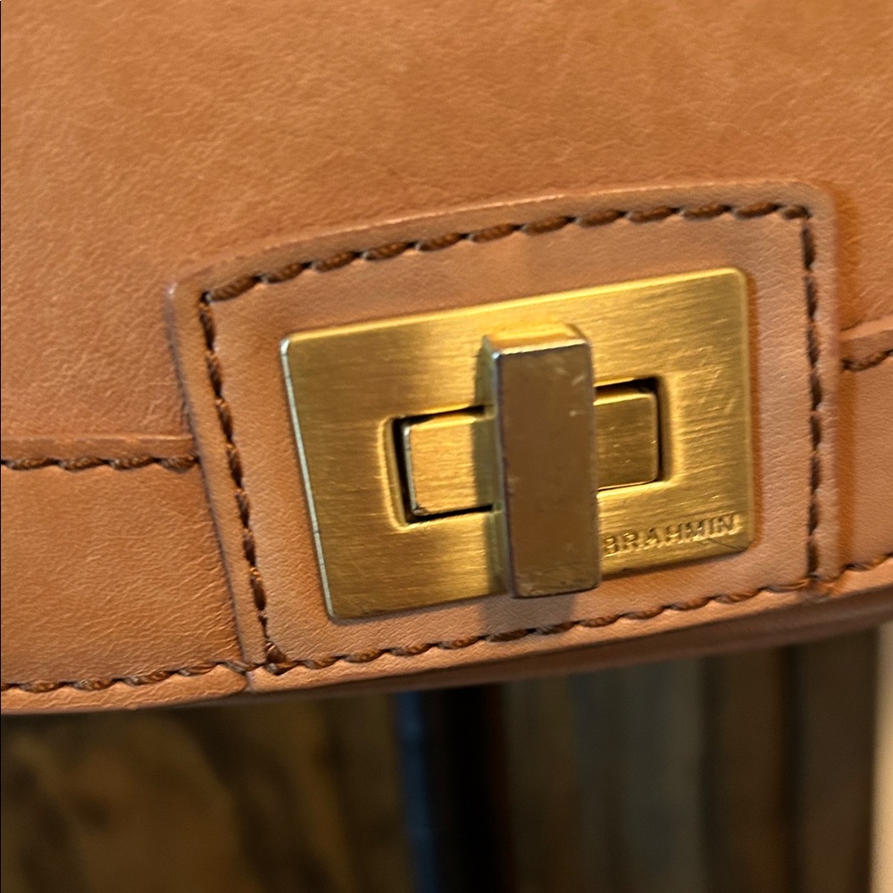 Brahmin Saddle Brown Crossbody Bag - Picture 4 of 16